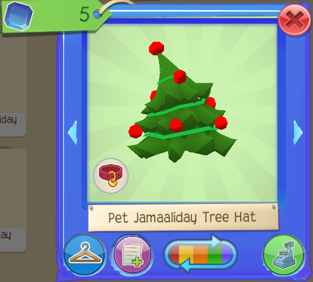 Pet Jamaaliday Tree Hat Animal Jam Wiki Fandom