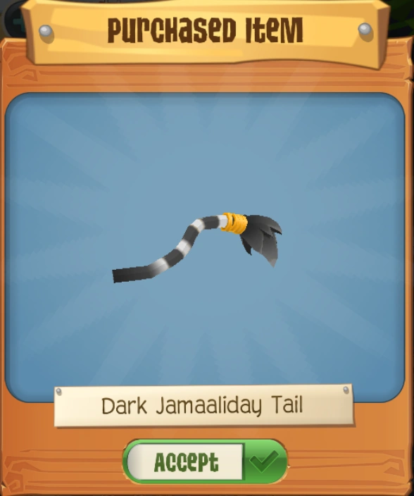 Dark Jamaaliday Tail Animal Jam Wiki Fandom