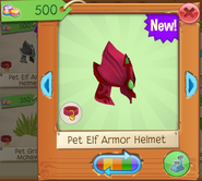 Pet elf armor helmet 6