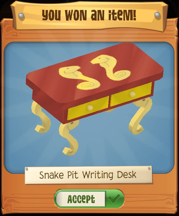 Snake Pit Writing Desk | Animal Jam Wiki | Fandom