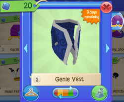 Genie Vest, Animal Jam Wiki