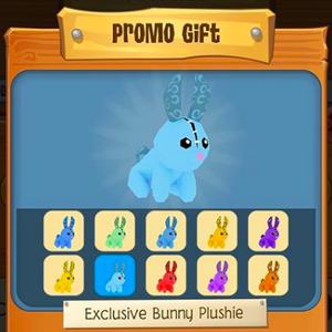 animal jam bunny plushie