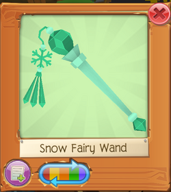 Snow clearance fairy wand