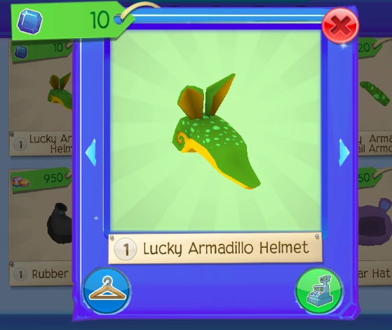 レア NEIGHBORHOOD PORTER ARMADILLO HELMET Lucky Armadillo