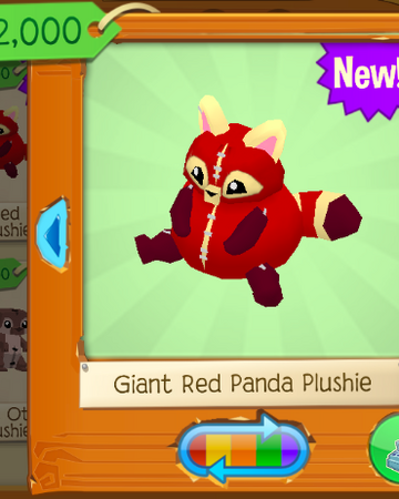 red panda plushie aj