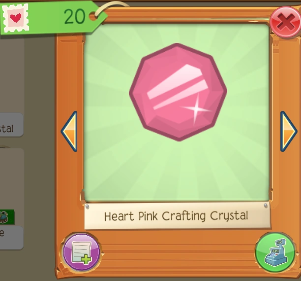 Heart Pink Crafting Crystal | Animal Jam Wiki | Fandom