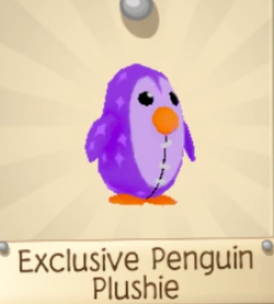 Animal jam penguin plushie store