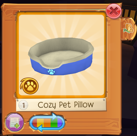 Cozy Pet Pillow Animal Jam Wiki Fandom