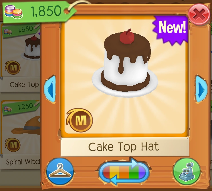 Cake Top Hat Animal Jam Wiki Fandom