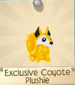 Exclusive Coyote Plushie Animal Jam Wiki Fandom