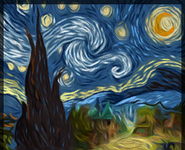 Starry Jamaa Night Painting