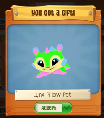 Animal jam store kit pillow pet