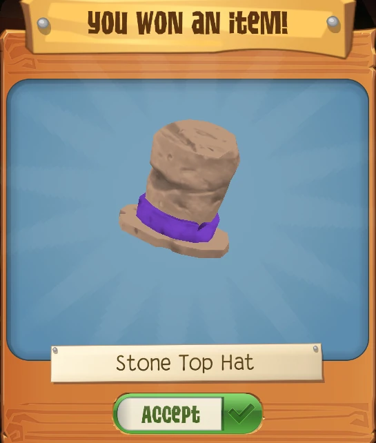 Stone Top Hat Animal Jam Wiki Fandom