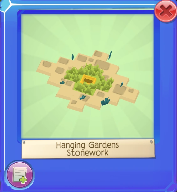 Hanging Gardens Stonework Animal Jam Wiki Fandom