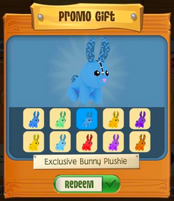 Exclusive Bunny Plushie Animal Jam Wiki Fandom
