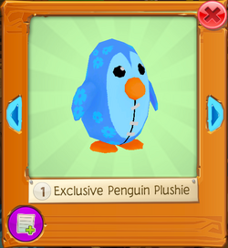 Exclusive Penguin Plushie Animal Jam Wiki Fandom