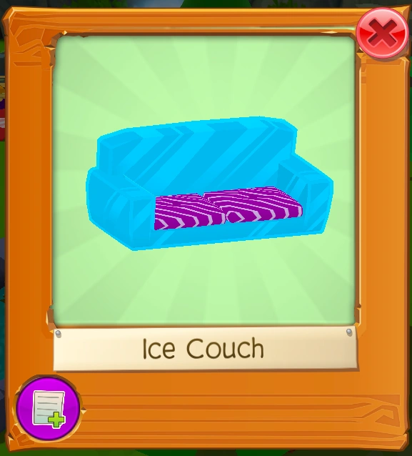 Ice Couch Animal Jam Wiki Fandom