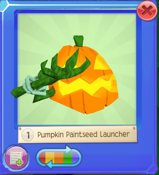 Pumpkin Paintseed Laucher Animal Jam Wiki Fandom