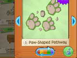 Paw-Shaped Pathway