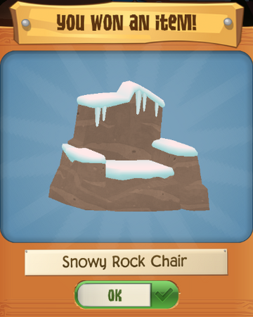 Snowy Rock Chair Animal Jam Wiki Fandom