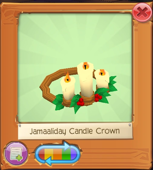 Jamaaliday Candle Crown | Animal Jam Wiki | Fandom