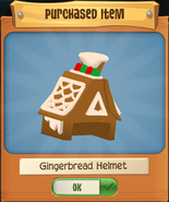 Gingerbread Helmet from the Jamaaliday Accessory Bundle