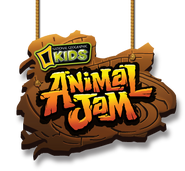 The Animal Jam Classic logo during its beta testing