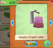 Hanging origami lamp 4