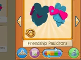 Friendship Pauldrons/Pack Points