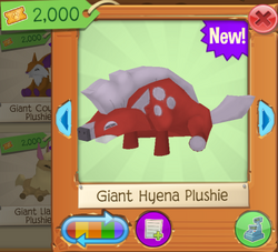 Hyena plushie aj clearance