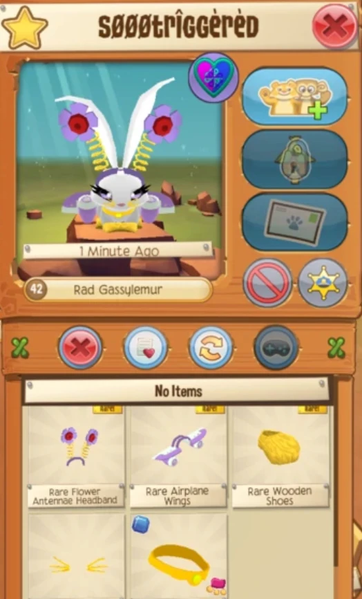 Purple/Yellow Rare Flower Antennae Headband Ajpw Glitched, Hacked