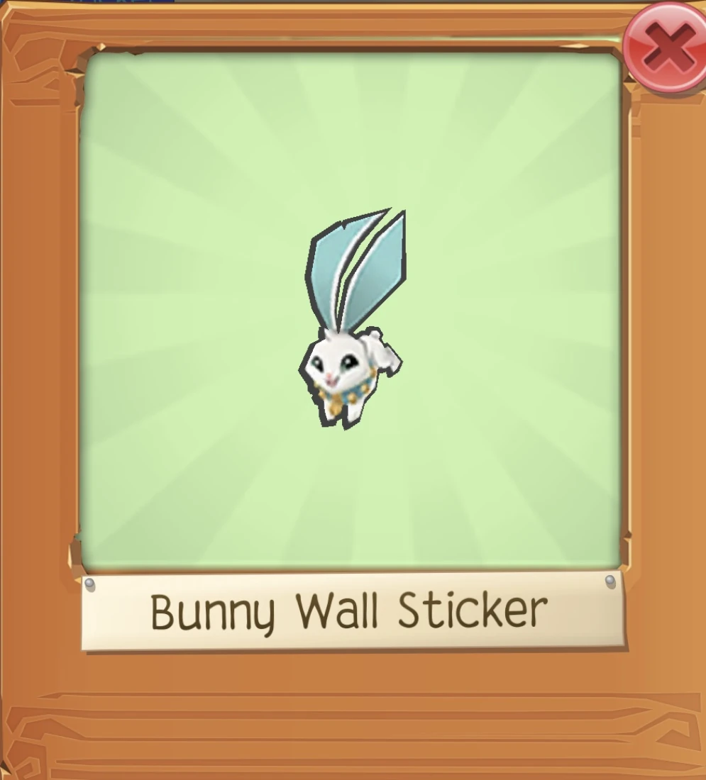 Bunny Wall Sticker Ajpw Glitched, Hacked, Unreleased And Unknown