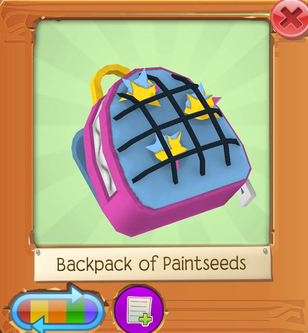 Backpack of Paintseeds Ajpw Glitched, Hacked, Unreleased And Unknown