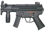 MP5K as a gun. Isn't she cute?