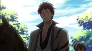 Mukaze's first appearance in the anime.