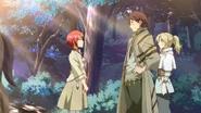Mukaze having a 'dad moment' with Shirayuki.