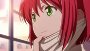 Shirayuki watches hopefully as Raji leave Clarines.