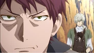 A close up of Mukaze being mad.