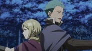 Mitsuhide and Kiki's teamwork.