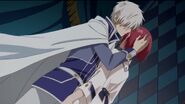 Zen hugging Shirayuki.