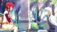 Zen asking Shirayuki to be his girlfriend.