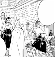 Knight talking to friends after tripping. (Chapter 99)