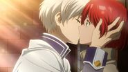 Zen kisses Shirayuki in episode 10.