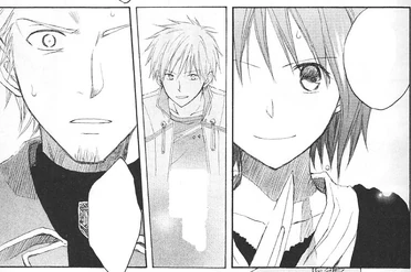 Shirayuki calls Haruka's bluff and challenges his sword.