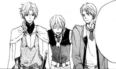 17 year old Izana with the newly promoted lords of Rid and Sui.