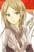 Kiki appearing on a manga cover.