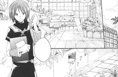 Shirayuki enters Third Herb Garden.