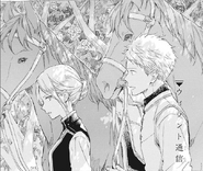 Mitsuhide and Kiki on the Chapter 116 cover