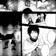 Shikito arrives in Lyrias as Shirayuki's temporary guard.