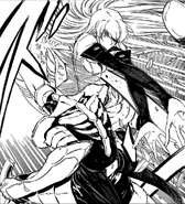 Tatsumi lands the first successful blow on Esdeath